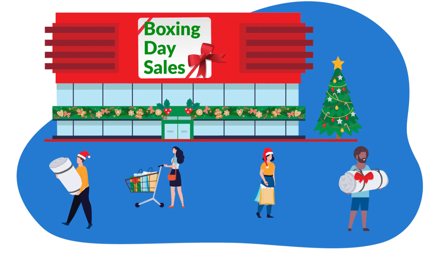 boxing day sales store